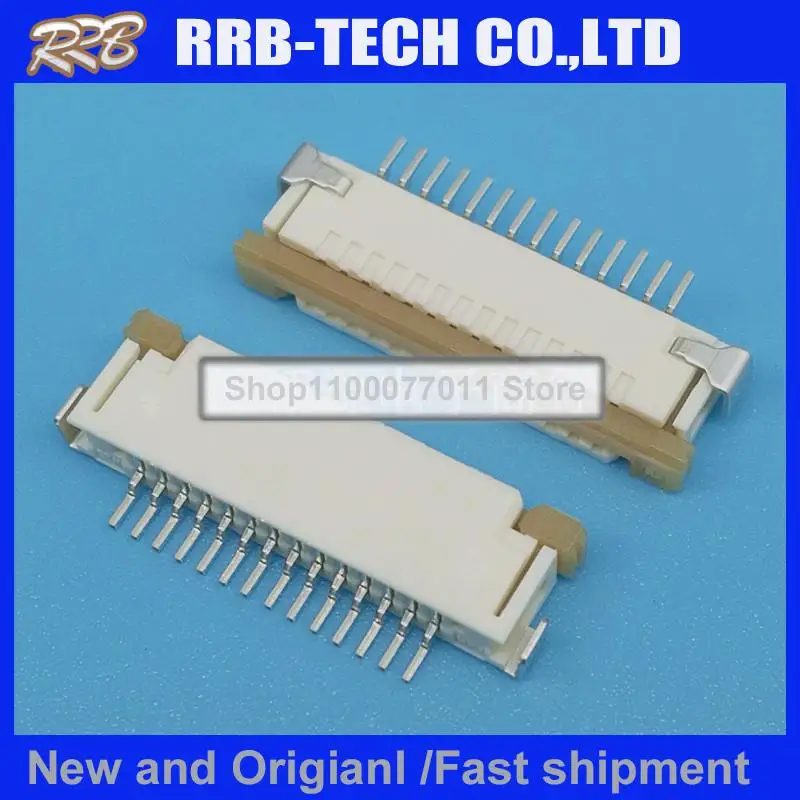 20pcs/lot 52207-1433 522071433 1.0mm legs width 14pin top drawer FFC/FPC  100% New and Original