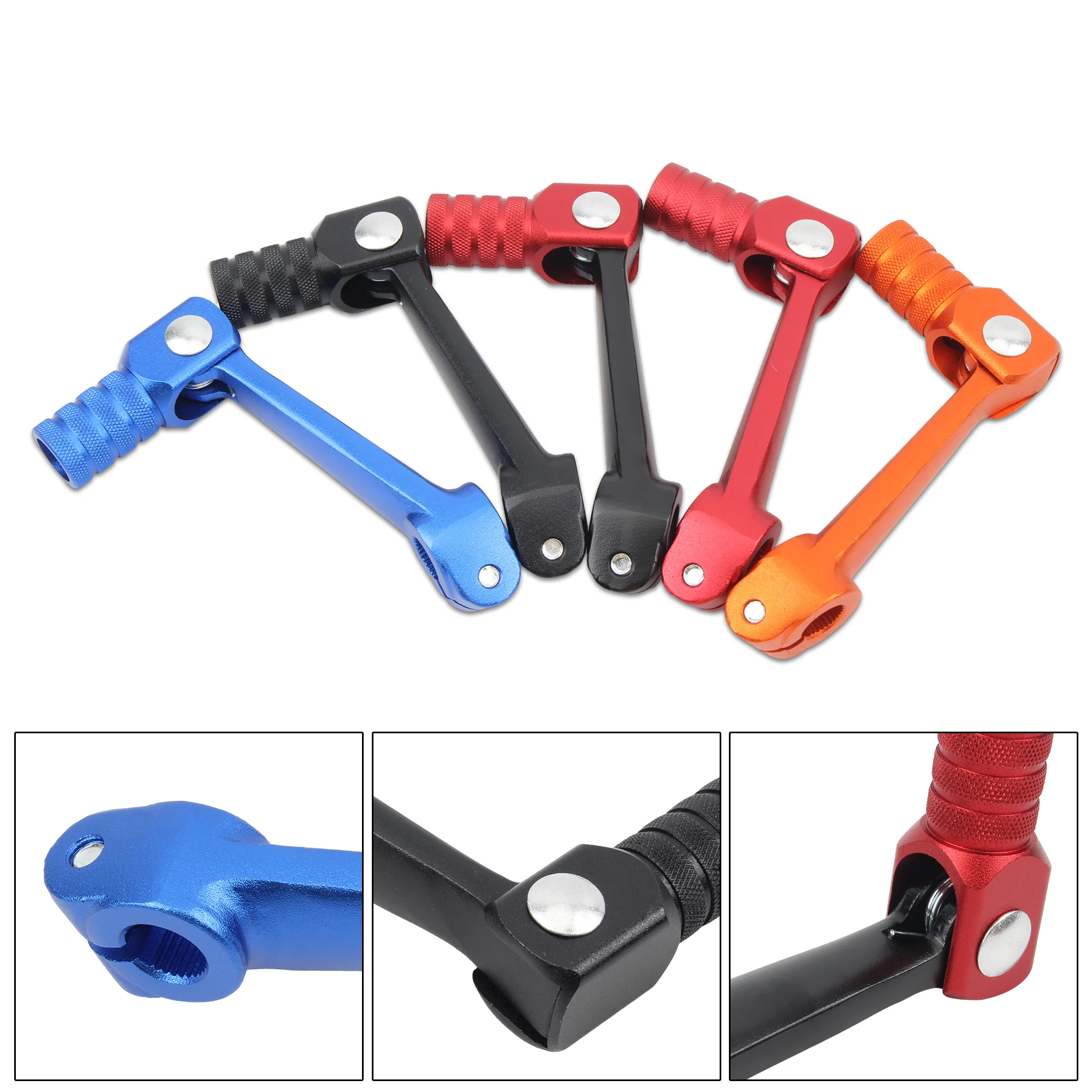 ل Kayo BSE أبولو ZongShen دراجة نارية قصيرة والعتاد التحول 10 مللي متر ل NC 250 300 450 CC ATV العالمي موتوكروس الألومنيوم تعديل #2