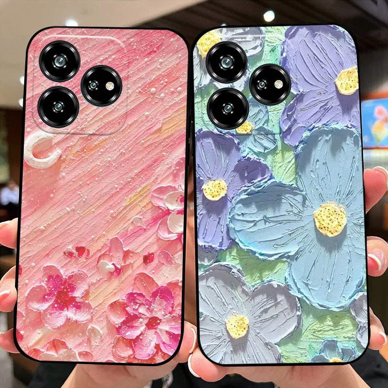 Matte Cases For ZTE Axon 60 Lite Soft Silicone TPU Phone Cover For Nubia V60 Design Coque Axon60 Lite Shockproof Bumper Fundas