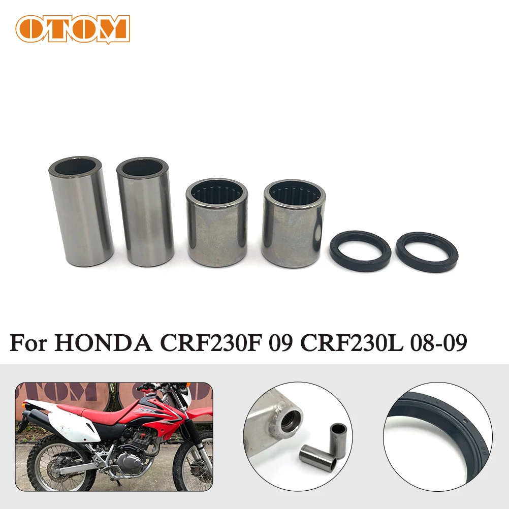 OTOM For HONDA CRF230F CRF230L 2008-2009 Motorcycle Swing ARM Repair Kit Needle Bearing Bushings Oil Seal 52200-KFB-900
