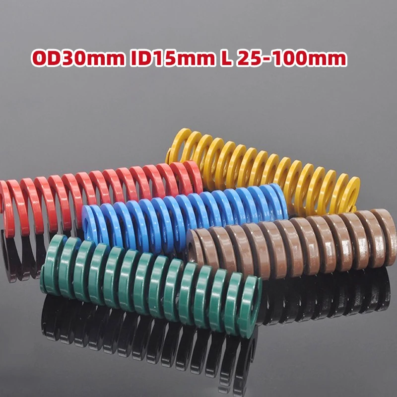 

Creamily 1PCS Mold Spring Compression Spring Loading Spring For Car For 3D Printed and Car Accessories OD30mm ID15mm L 25-100mm