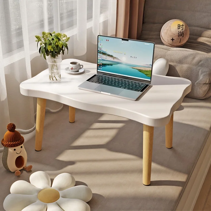 #¥Sofa Coffee Table Simple Household Tea Desk Bedroom Mobile Luxury Dining Tables Home FurnitureWood