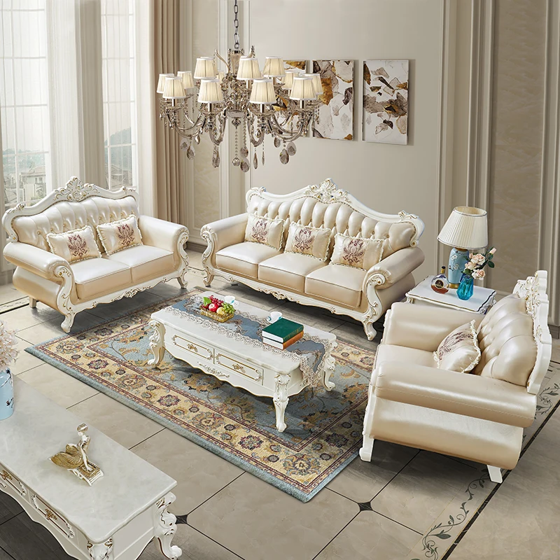 

Скандинавские кожаные диваны для гостиной, резной дизайн из массива дерева, высококачественный диван, удобный диван высокой плотности, губчатый наполнитель