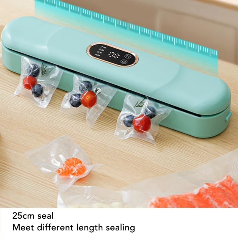 

Вакуумный упаковщик, мощный цифровой дисплей 62 кПа, 4 режима, многофункциональная компактная машина для запечатывания пищевых продуктов для домашней кухни