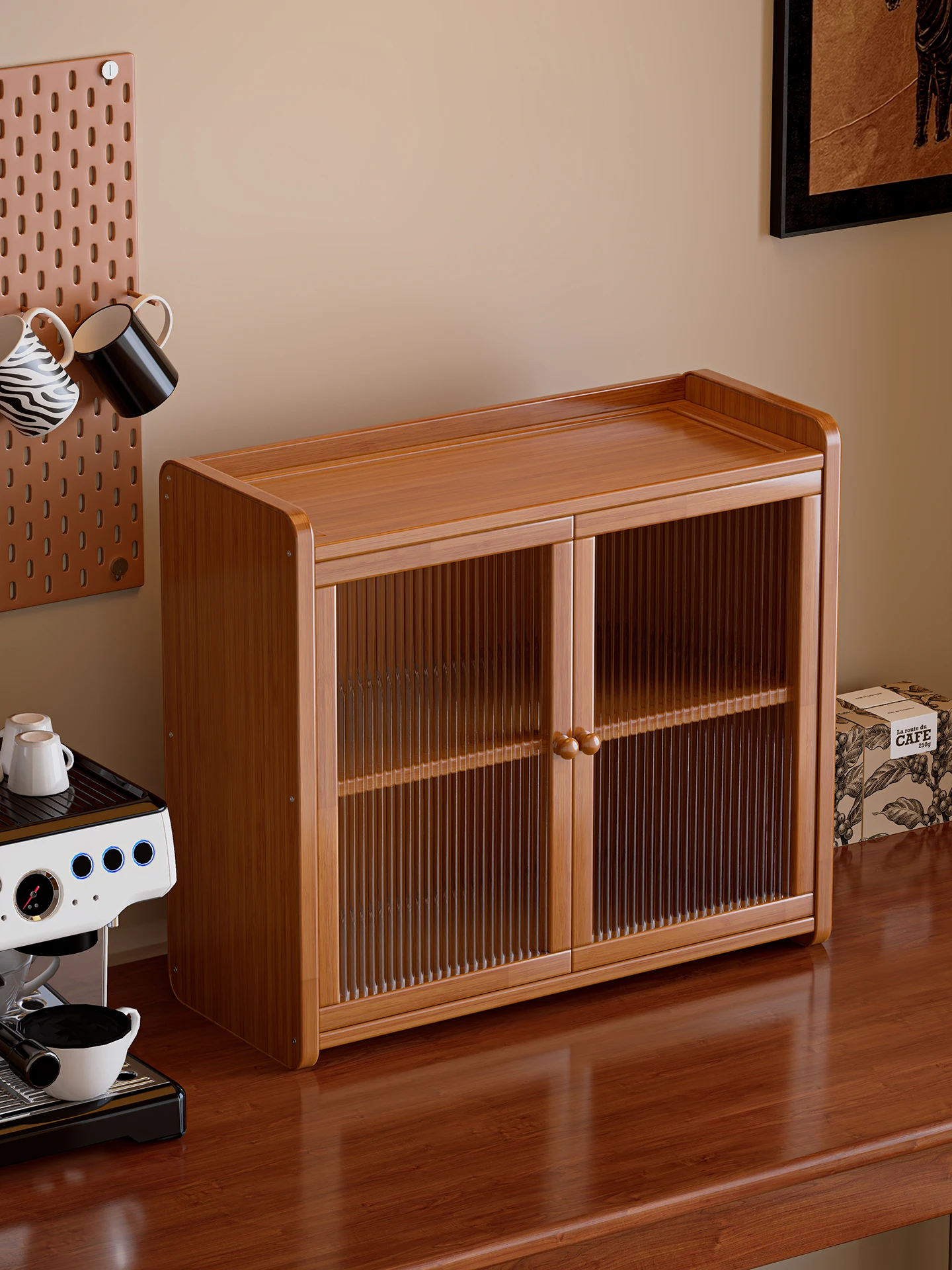 support-de-tasses-de-table-anti-poussiere-presentoir-a-tasses-a-the-organisateur-d'ustensiles-a-cafe-polyvalent-montage-simple