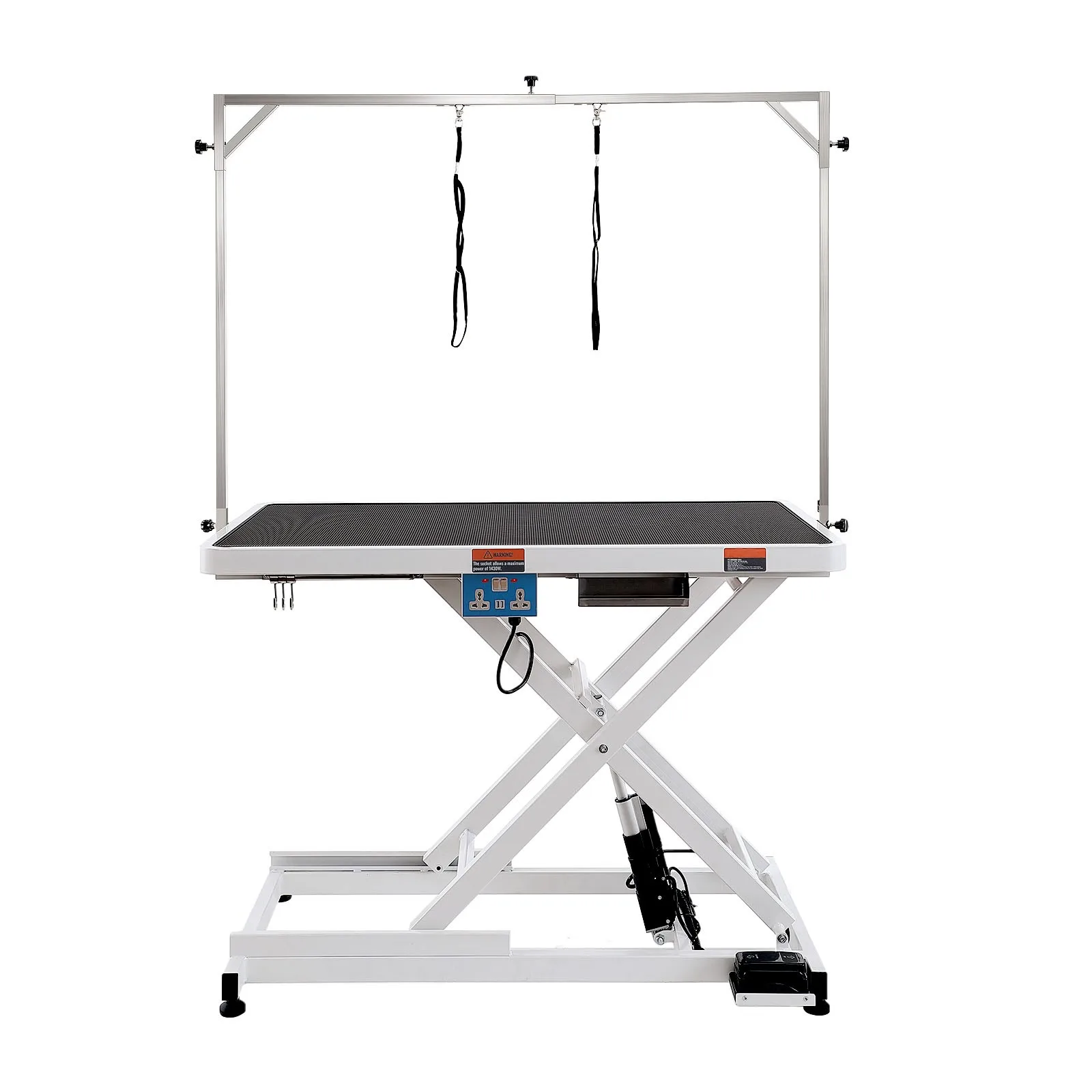 Uimoso 50" Electric Grooming Table X-Lift for Large Dogs with Adjustable Height
