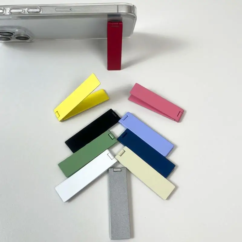 2pcs Phone Kickstand Phone Holder Invisible Foldable Bracket Universal Desktop Phone Stand Vertical/Horizontal Mount D2RC