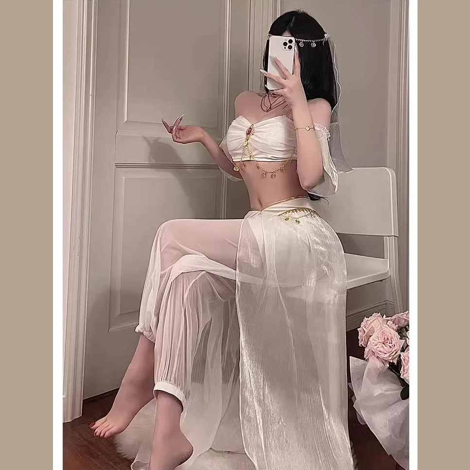 Sexy Goddess Uniforms Cosplay Egyptian Queen's Belly Dance Aladdin Indian  Dance Exotic Hotel Performance Nightclub Clothing - AliExpress 200000532