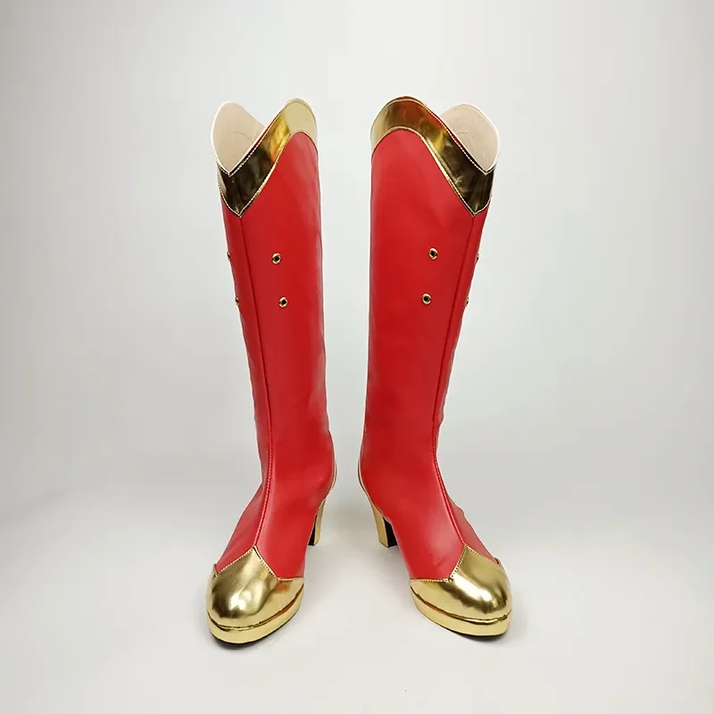 Новая игра аниме LOL Scorn of the Moon Diana косплей женская обувь ботинки реквизит аксессуары для вечеринки на Хэллоуин дешево на заказ