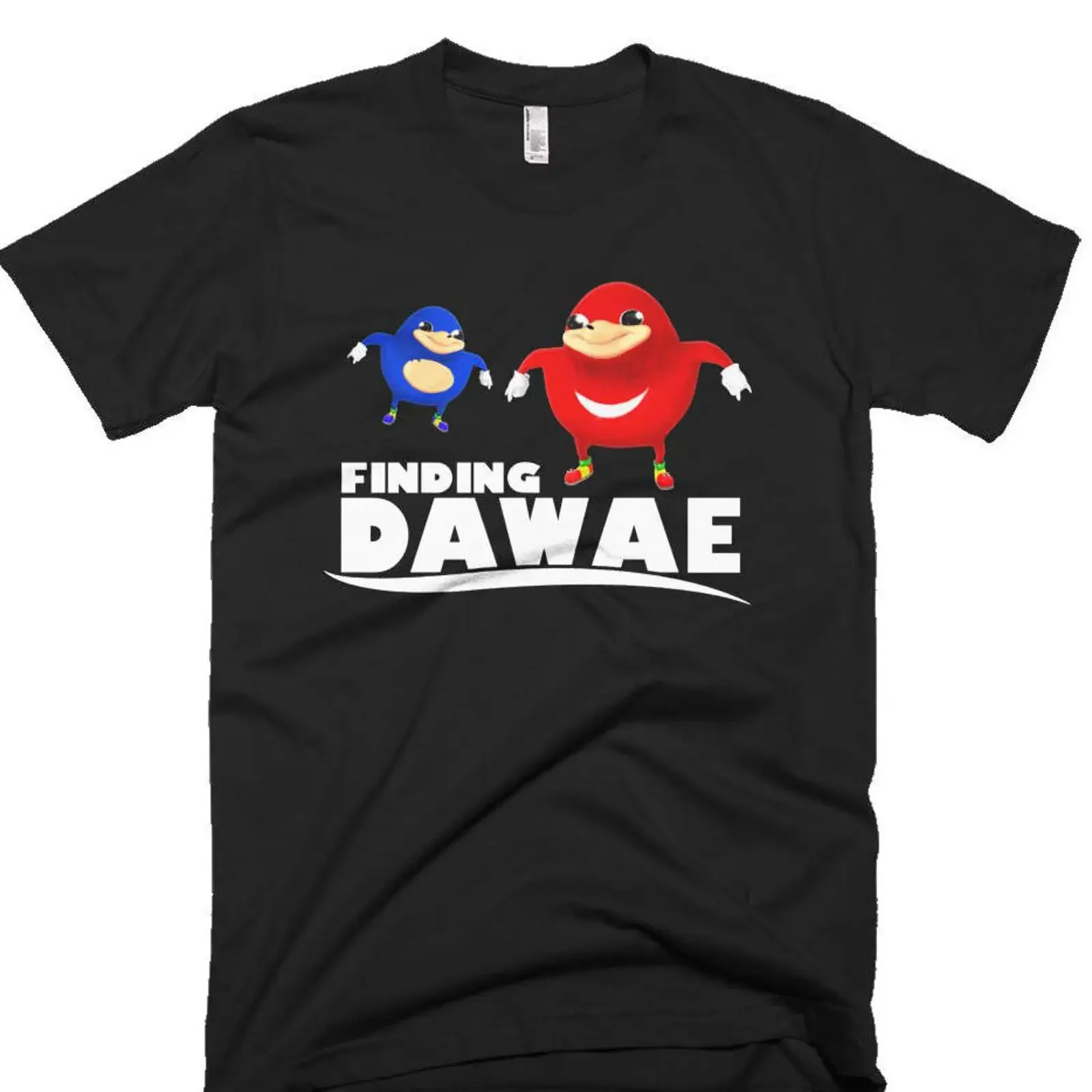 Uganda Knuckles Meme T Shirt Finding Da Wae Do You Know The Way vintage Washed Top For Everyday Wear Stretched fashion graphic