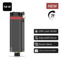 Neje n30820 módulo laser de corte/gravura módulo 450nm profissional contínua luz azul ttl/pwm modulação cnc máquina
