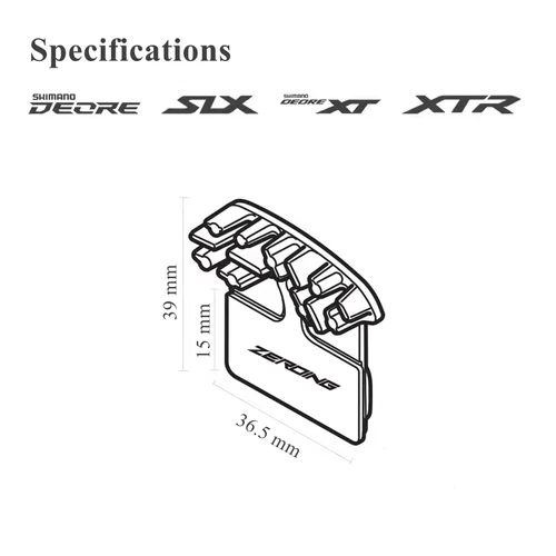 Imagen 2 del producto Pastillas de freno de bicicleta J03A, refrigeración de Metal de resina para XT SLX XTR M785 M675 M6000 M7000 M8000 M9000, pastilla de freno SHIMANO con disipación de calor