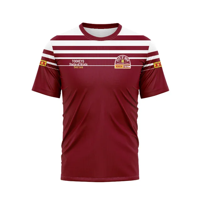 1995 QUEENSLAND MAROONS WOMENS RETRO RUGBY WOMENS JERSEY size S-XL-3XL ( Print name and number )