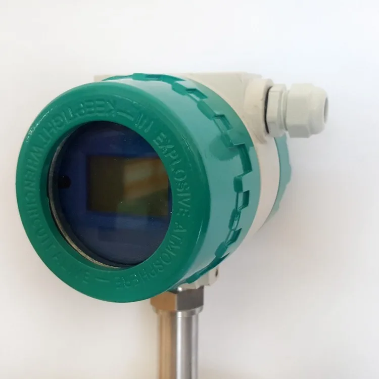 Steam flow meter temperature and pressure compensation integrated flange connected vortex flow meter