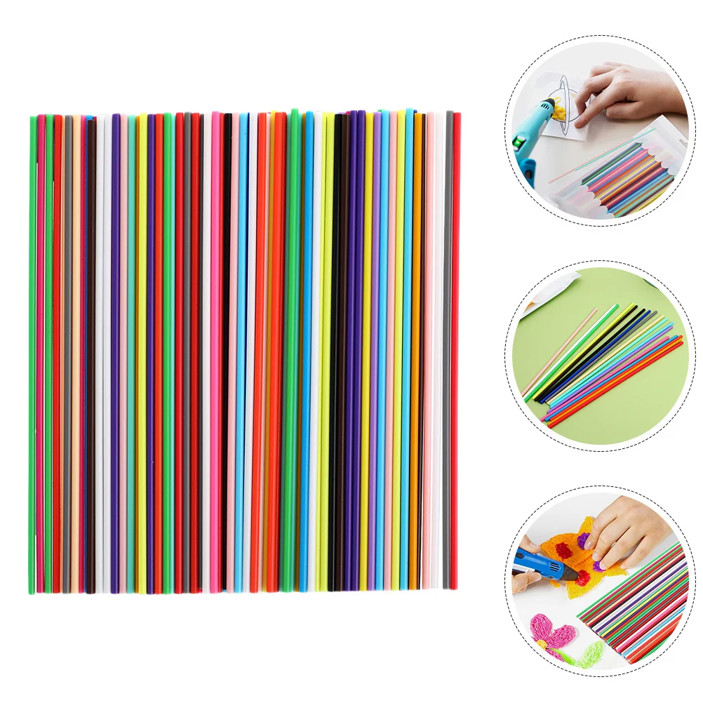 

110pcs 3D Printing Pen Filament Refills 22 Colors Low Temperature Pcl Material For Safe Doodling Crafting 2.5Mm Diameter