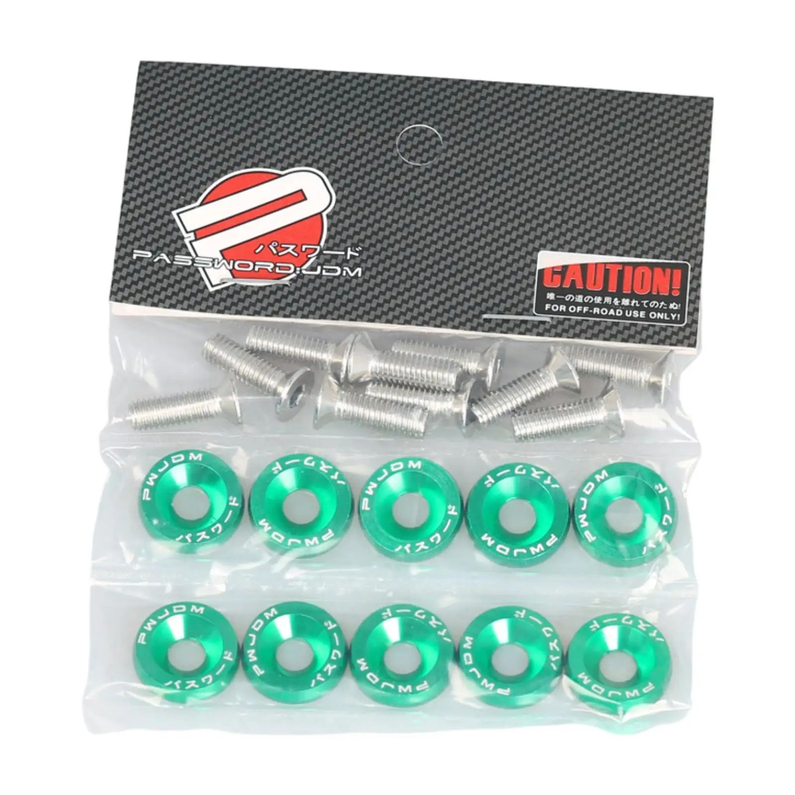 Car Modified Parts Bolts Screws Decoration M6 Fender Washer Premium Hardware for Engine Bay Upgrade