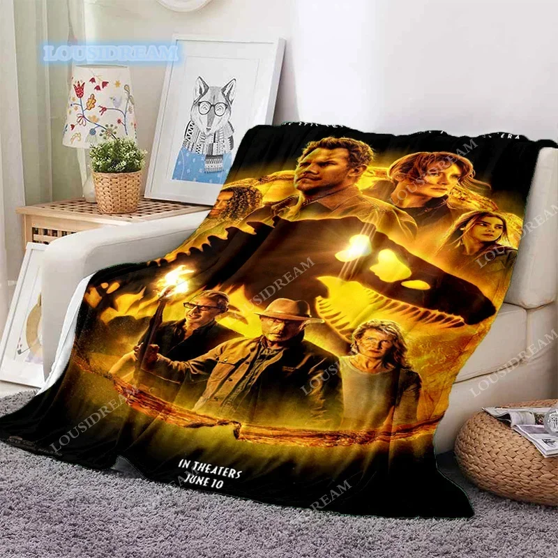 Jurassicc Park blanket soft thin blanket gift sofa bed sheet car lunch Camp bed throw blank pic blank