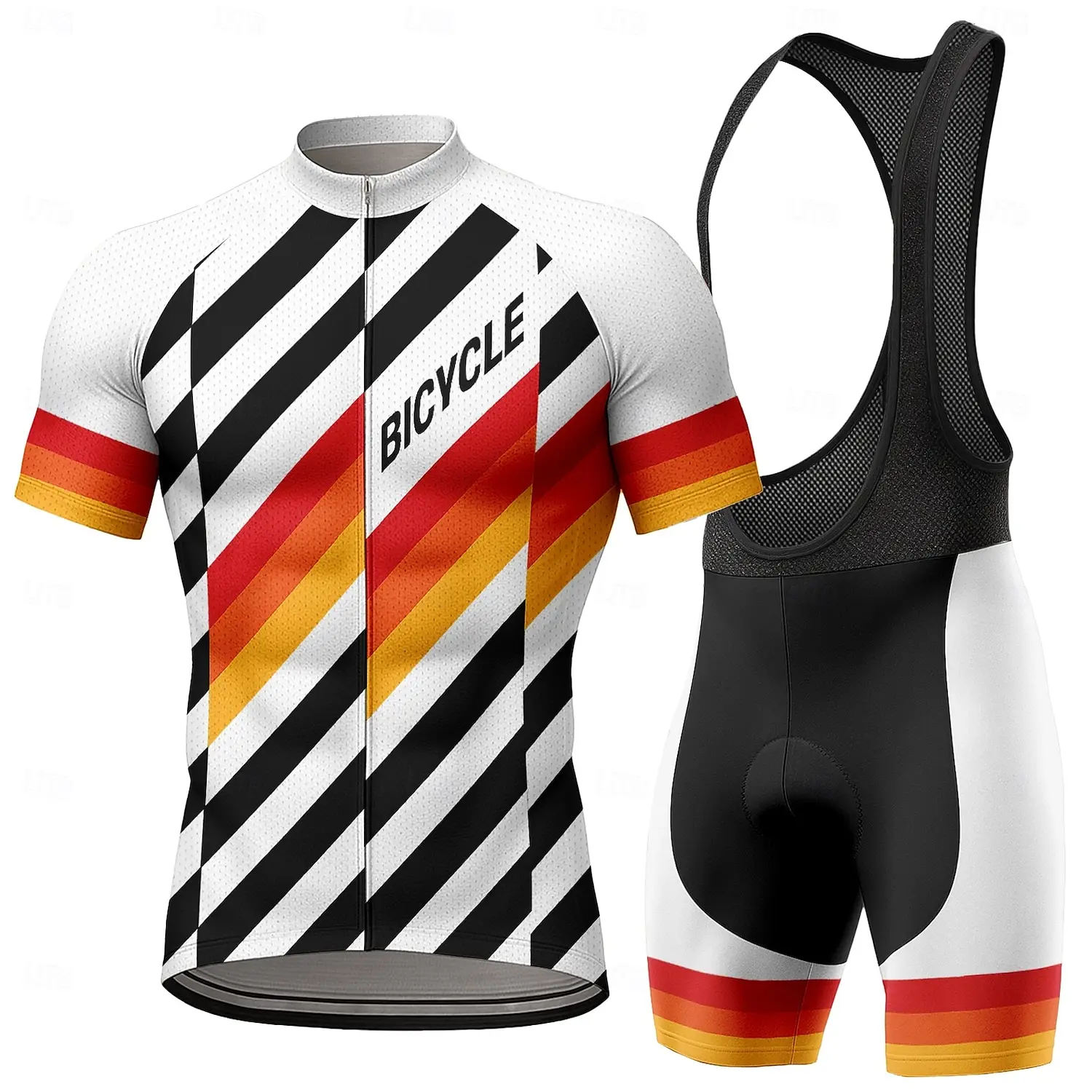 men-short-sleeves-cycling-jersey-set-bib-shorts-gel-breathable-pad-breathable-quick-dry-bike-clothing-kit-triathlon