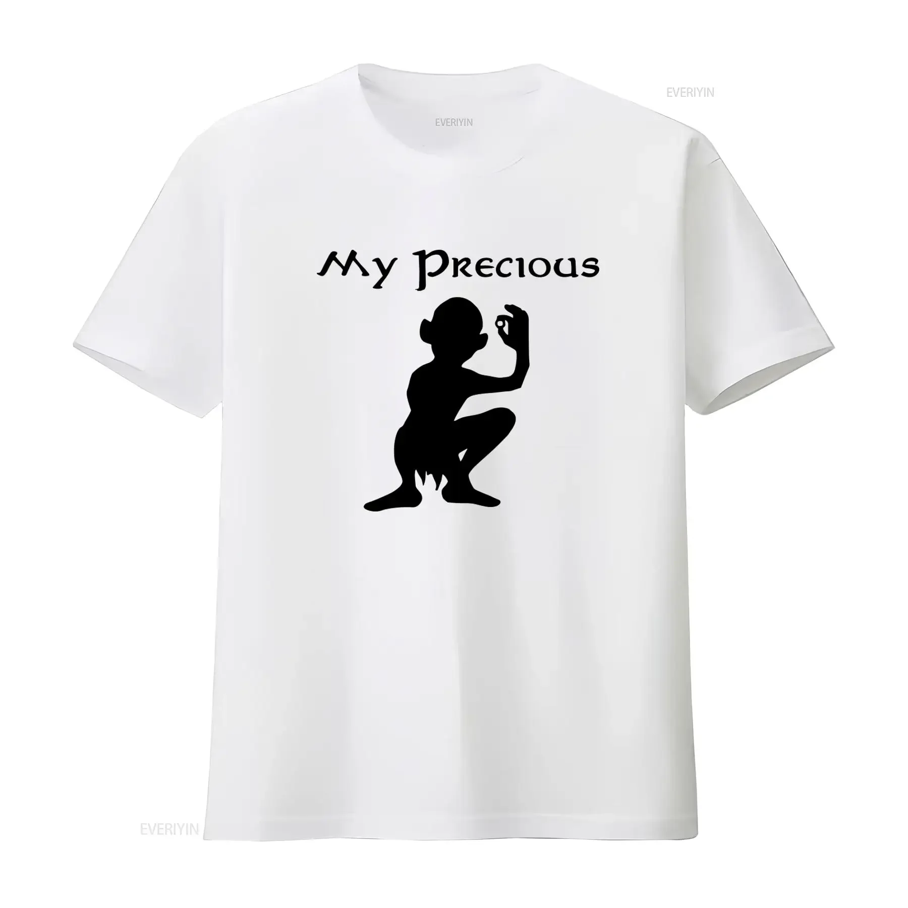 My Precious Gollum Bella and Canvas White Marble T Shirt Size M LOTR Inspired Fashion  vintage Washed Top For Everyday Wear