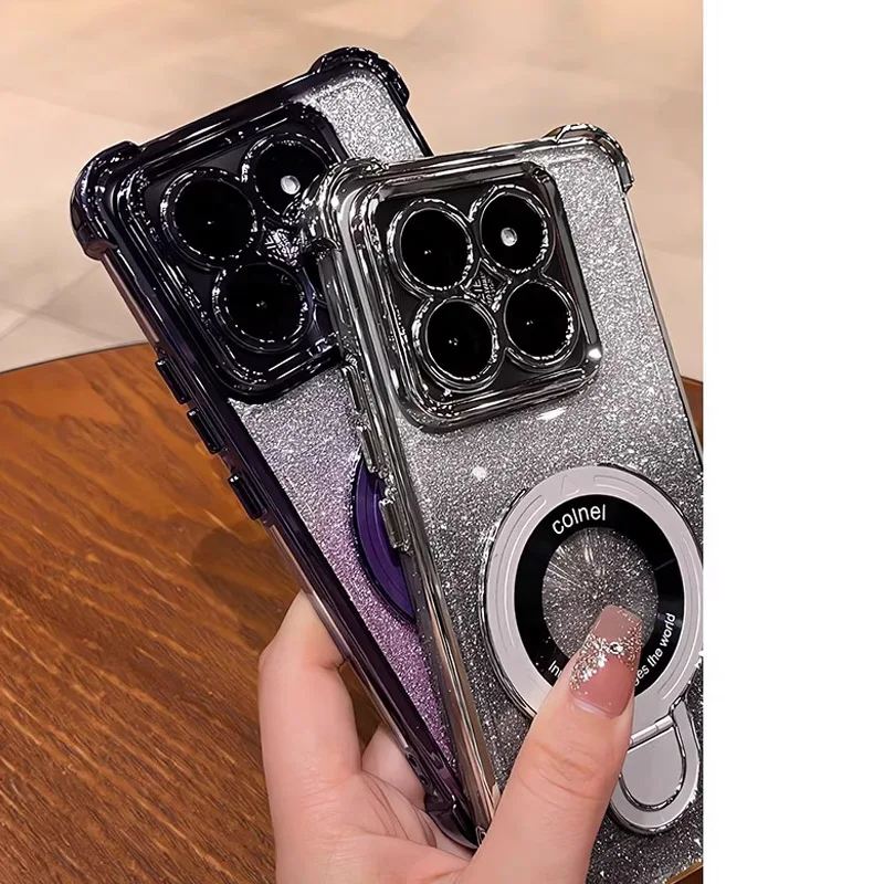 Luxuriöse Glitzer-Plating-Hülle mit glänzendem Rand für Motorola Edge 70 Fusion + 60 50 Neo Pro G77 G67 G86 G56 G66J/Y mit Halterung – Detail 13