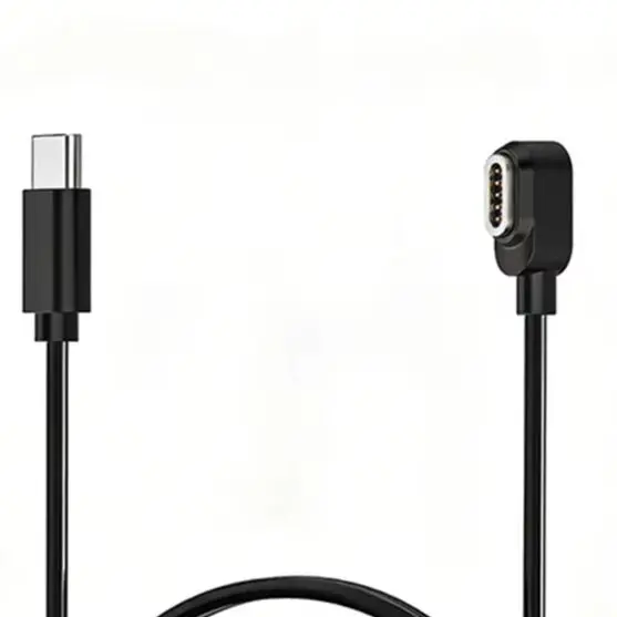 Charging Cable With Magnetic Connector Compatible With For Rokid AI Smart Glasses Built Using Flexible TPE And Measuring 1M