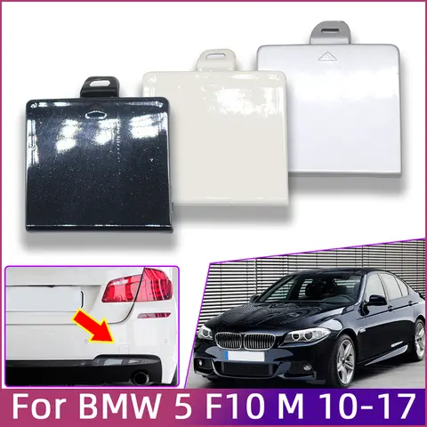 후방 범퍼 견인 후크 커버 캡, BMW 5 시리즈 10-17 F10 F11 LCI M-SPORT #51128048592 M5 518d 520d 528iX 535dX 550i 550iX 용