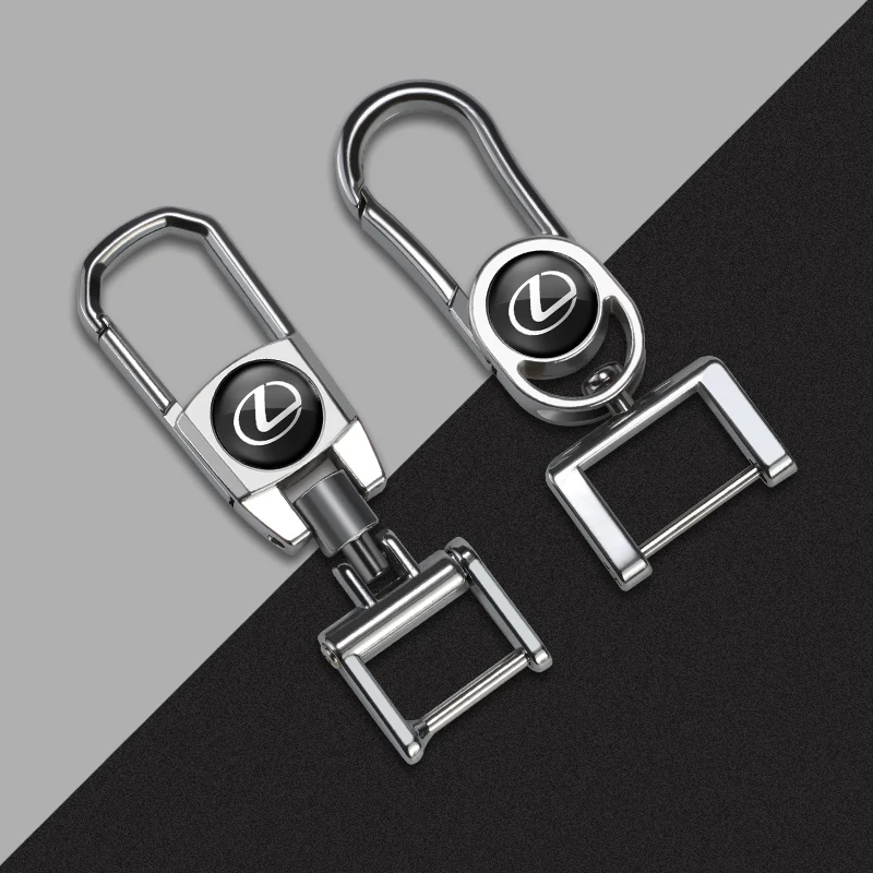 سلسلة مفاتيح شارة تصفيف السيارة ، حلقة مفاتيح معدنية ، ملحقات لكزس F Sport ، RX ، NX ، LS ، UX ، LM ، GX ، LC ، RZ ، IS ، CT ، GS ، RC ، HS ، SC ، TX ، 1