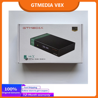 Hot sale GTMEDIA V8X Satellite Receiver DVB-S/S2/S2X CA Card TV Receiver Digital Receptor Support H.265 for V8X TV Decoder