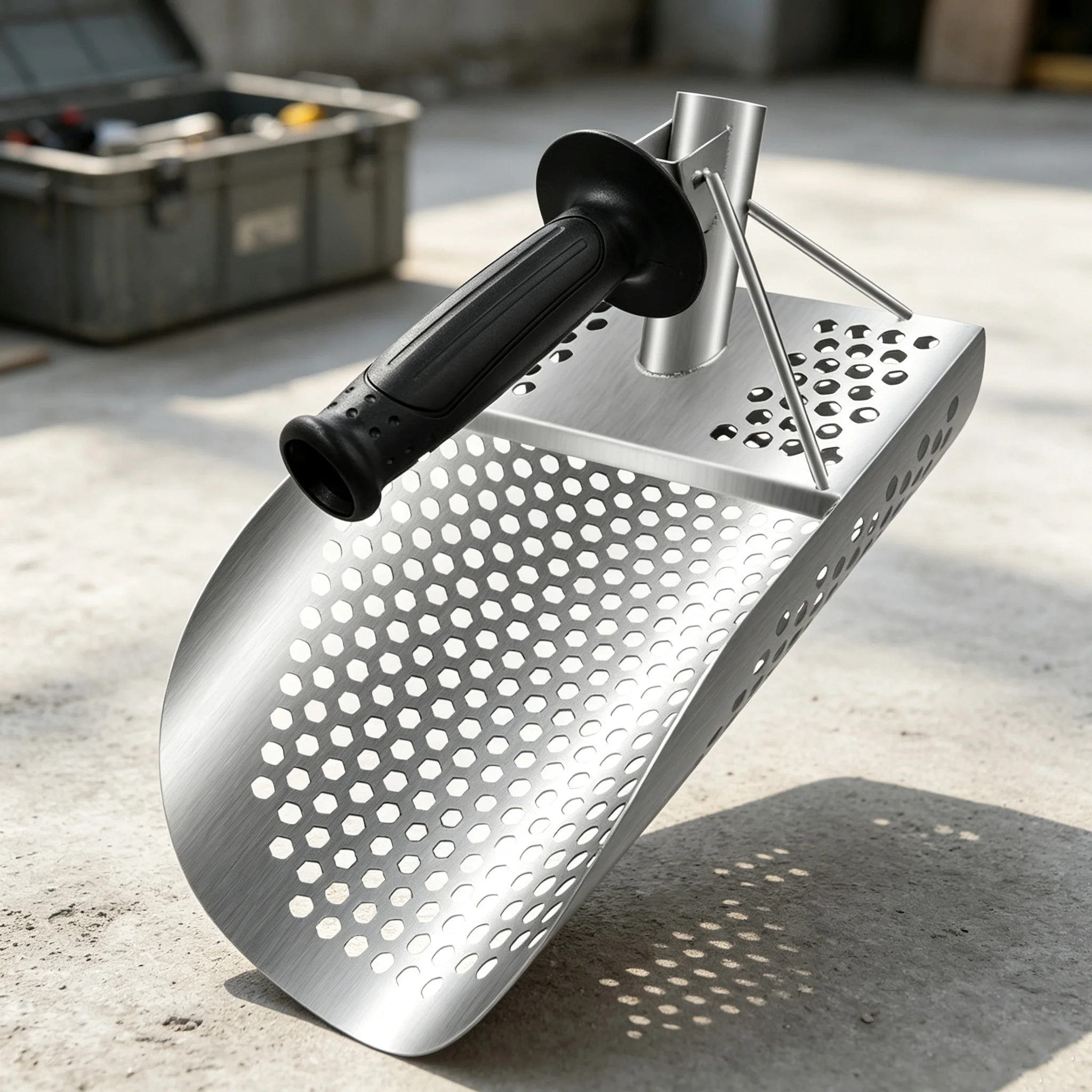 Multi Function Stainless Steel Sand Scoop Portable Fast Sifter Shovel For Metal Detecting Beach Backyard Garden Tool