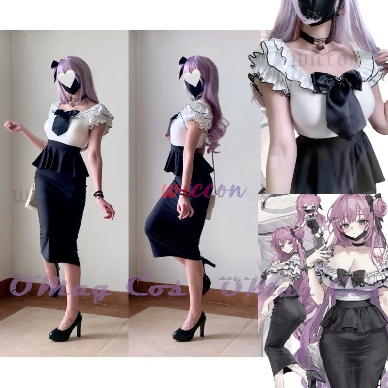 

Doujin NIKKE Дороти Косплей Костюм Богиня Победы Сексуальный Наряд Женское Вечернее Платье Дороти Jirai Kei Топ и Юбка