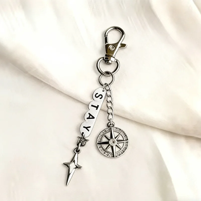 Handmade Stray Children Stay Kpop Beaded Keychain/Keyring | Concert accessories, jewelry, gift ideas, skz phone bag charm view 2