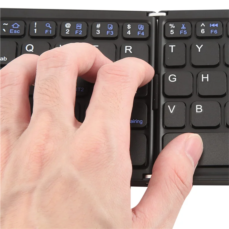 

A47F-Foldable Bluetooth Keyboard For Travel, Tri-Folding Wireless Portable Keyboard With Touchpad For Rog Ally Game Handheld