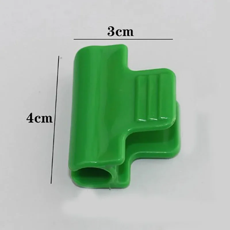 12Pcs Greenhouse Film Clamps Garden Tarpaulin Netting Tunnel Hoop Pipe Clamp Shed Row Cover Shading Frame Support Planting Tools