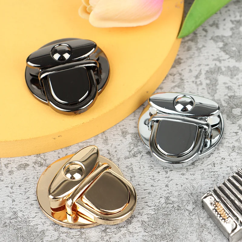 

[YU]2x Metal Lock Bag Case Buckle Clasp For Handbags Shoulder Bags Purse Accessories