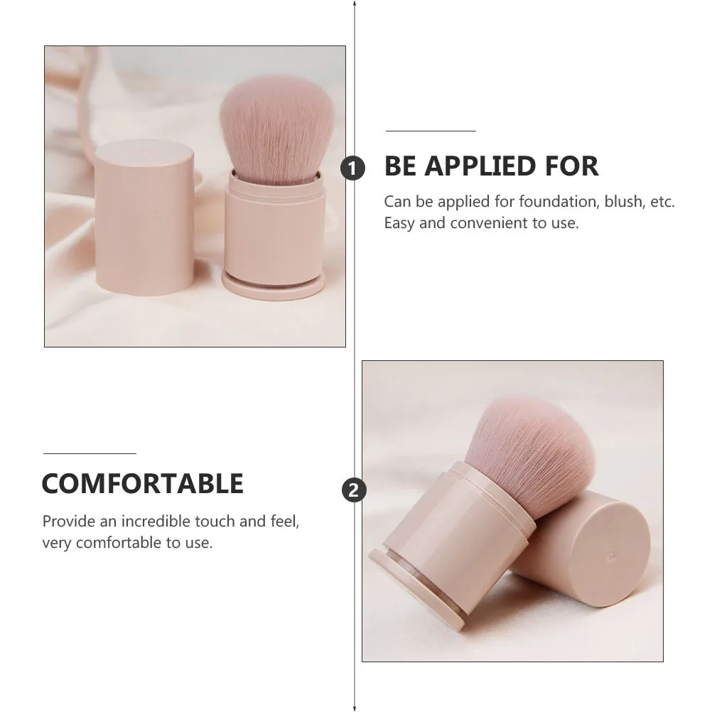 

Premium Synthetic Makeup Brush for Foundation Blush Powder Setting and Blending Women Tool Soft Dense Silk No Shedding