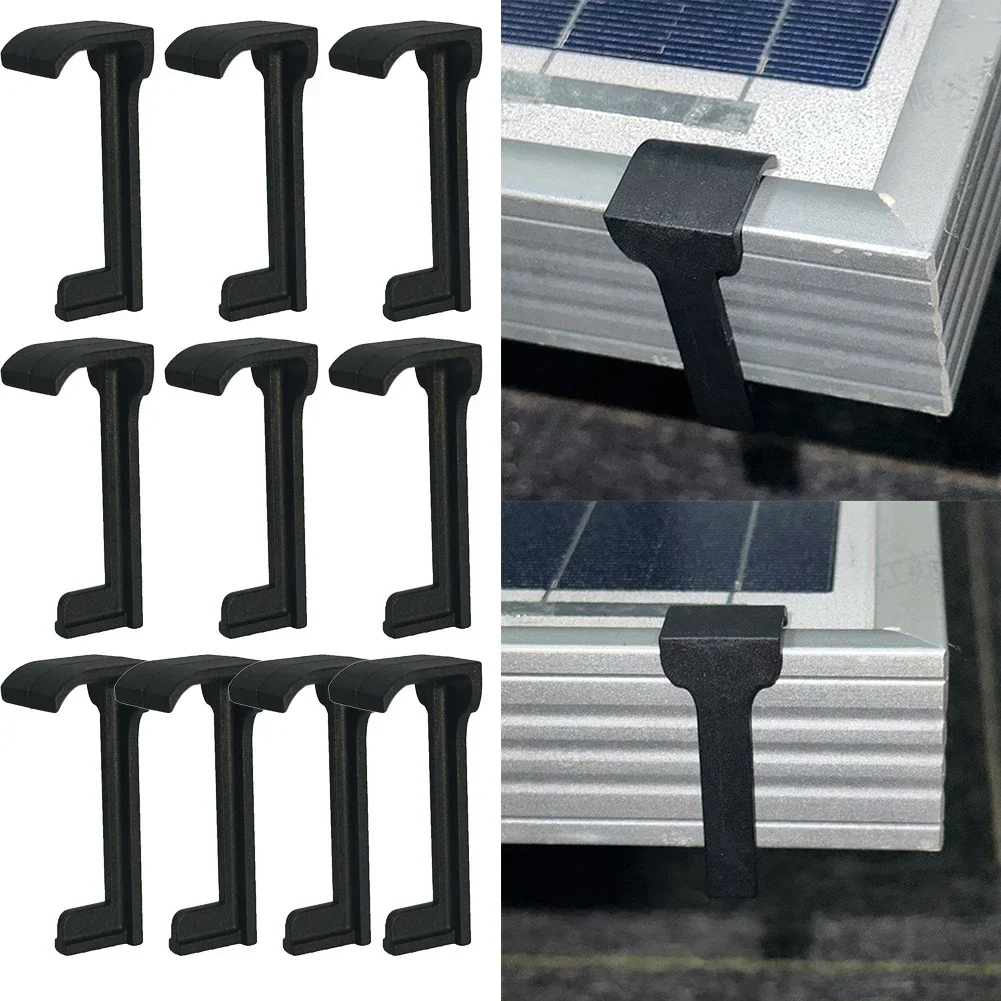 10/30Pcs 35mm Solar Panel Water Drainage Clips Photovoltaic Panel Wwater Guide Clip Auto Remove Water Dust Solar Power Supplies