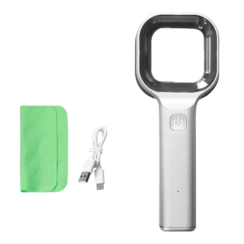 【NARZĘDZIE RĘCNE】2X Lampa Wooda do analizy skóry, przenośny analizator do salonów kosmetycznych, lampa UV Wooda do analizy i testowania skóry