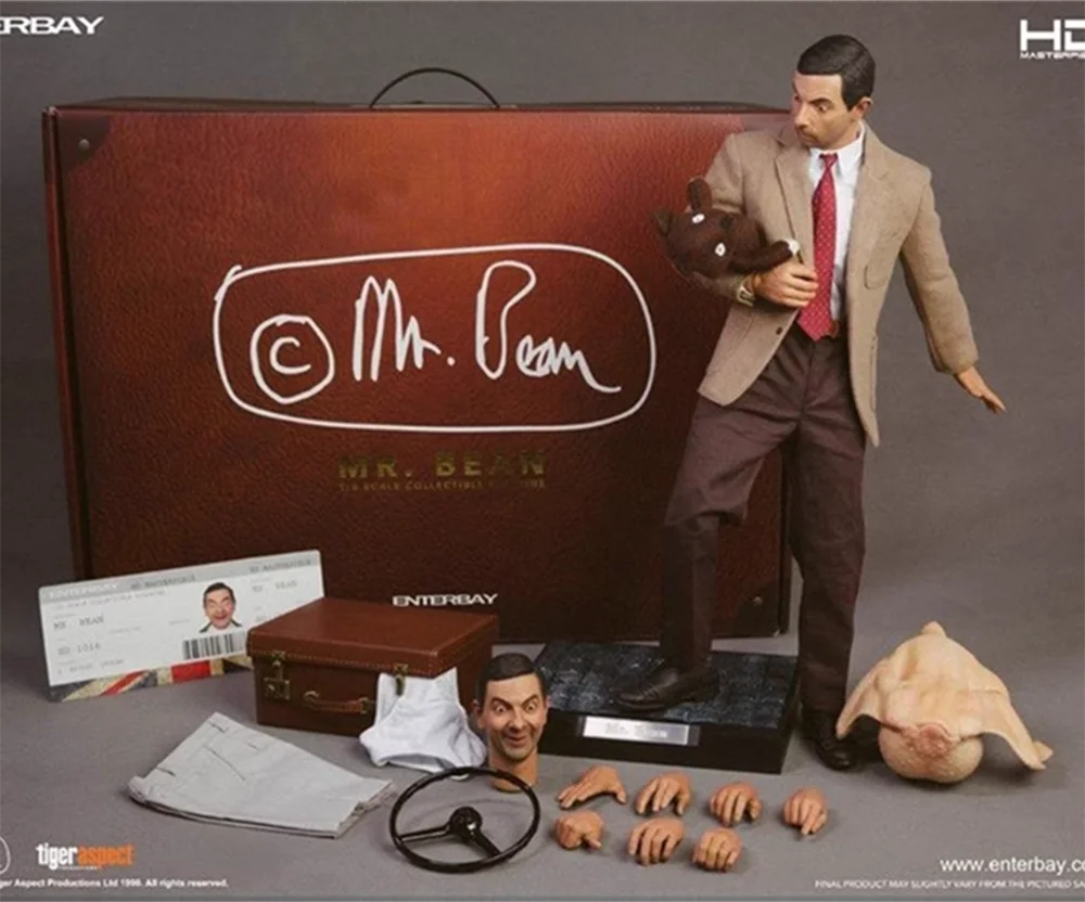 Original EB ENTERBAY 1/4 HD-1016 Mr. Bean collection Action Figure Model Toys scene fan hobby ornament gift