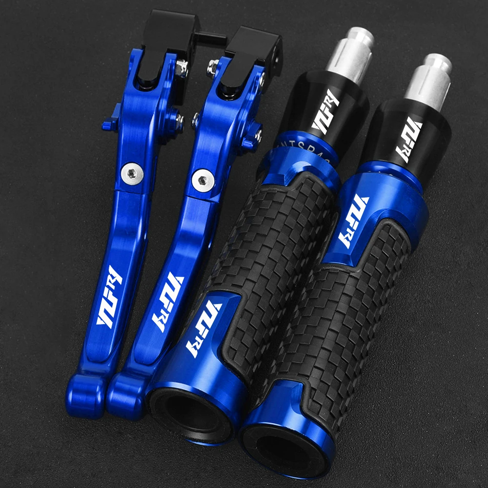 YZFR1 For YAMAHA YZF R1 YZF-R1 1999 2000 2001 2002 2003 Adjustable Brake Clutch Levers CNC Extendable Handlebar Handle Bar Grips