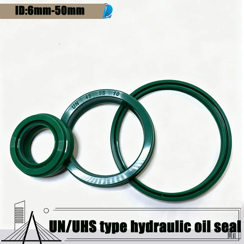 

UN/UHS Type Polyurethane Oil Seal, high temperature resistant and superior sealing, for hydraulic cylinder shaft.