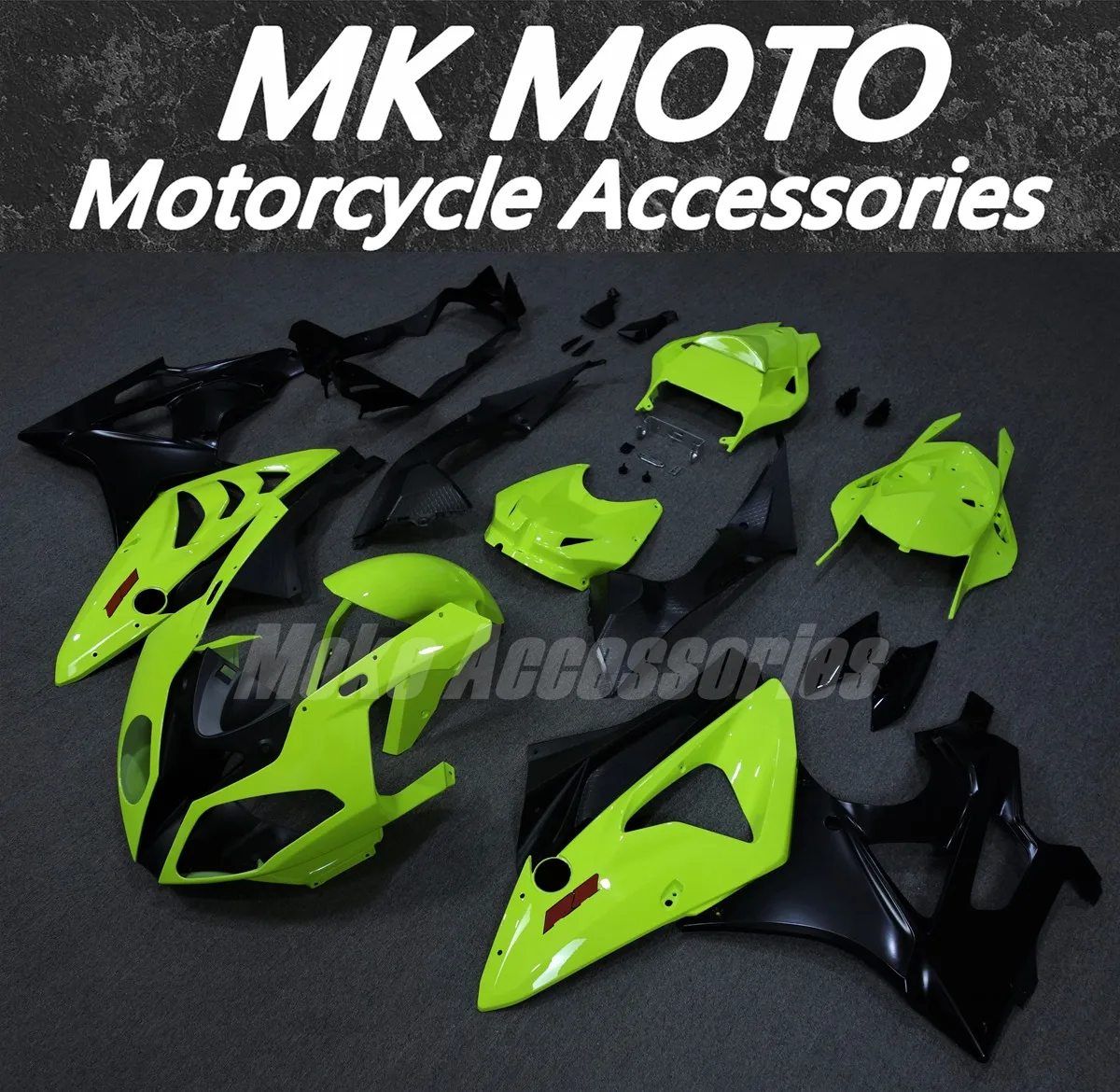 

Motorcycle Fairings Kit Fit For S1000rr 2009 2010 2011 2012 2013 2014 Bodywork Set Blakc Fluorescence Neon