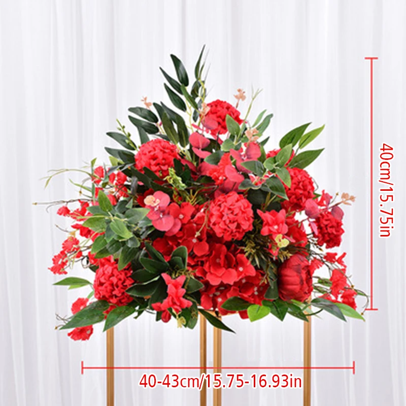 New Wedding Flower Balls Centerpieces Wedding Peony Artificial Fake Flowers Rose Balls Weddings Birthday Party Valentine\'s Day