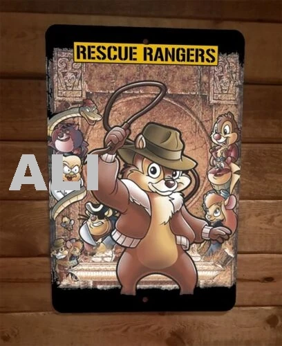 Rescue Rangers Chip Dale 8x12 Metal Wall Sign Poster sign