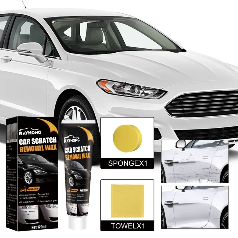 Auto-Kratzer-Entferner Lackpflege Poliermittel Kratzer-Reparatur Polier- und Schleifmittel für Autokarosserie Autoreparatur-Werkzeuge