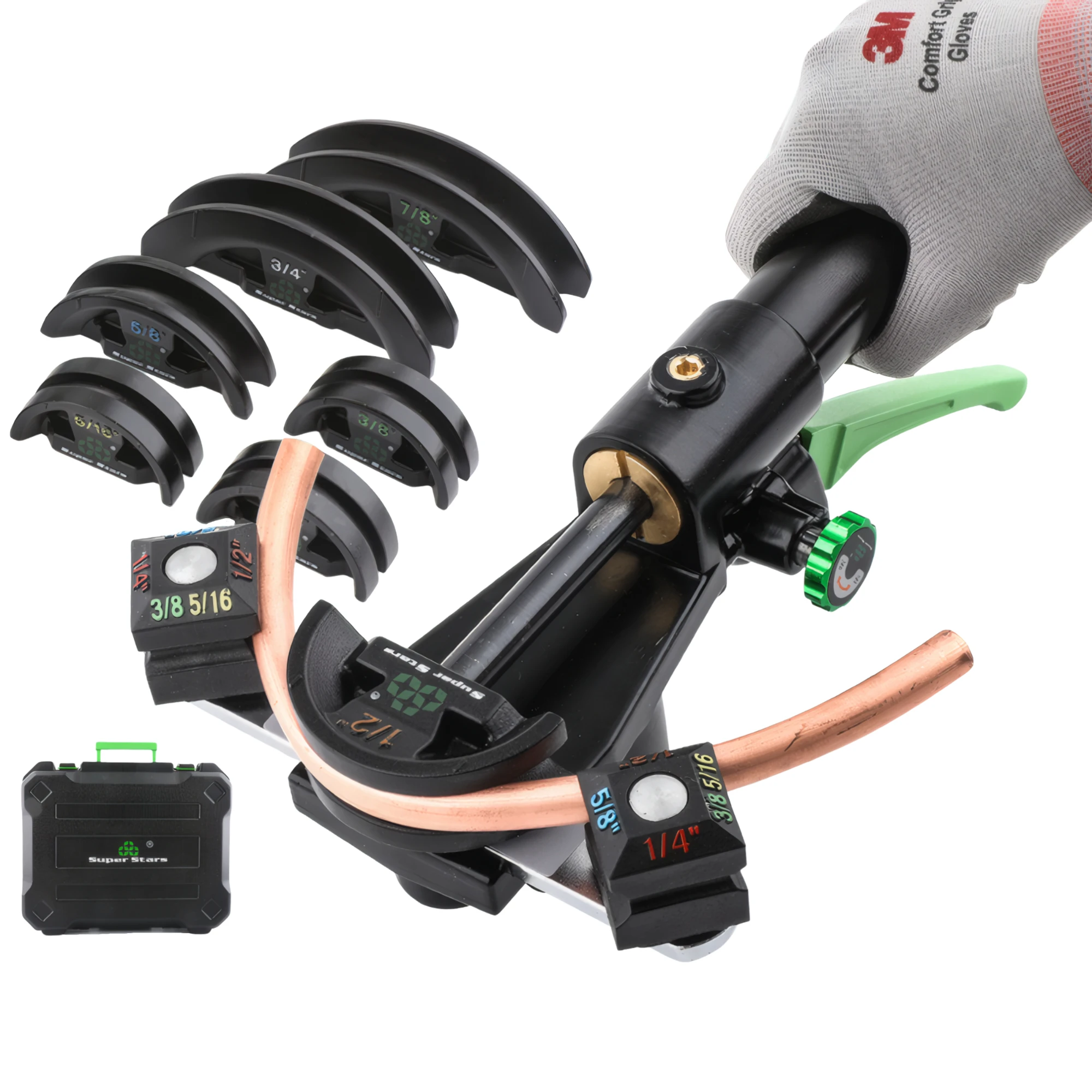 

ST-Y999 Combination pipe bender 6-22mm positive and negative pipe bender Copper tube Aluminum tube Manual/Electric pipe bender