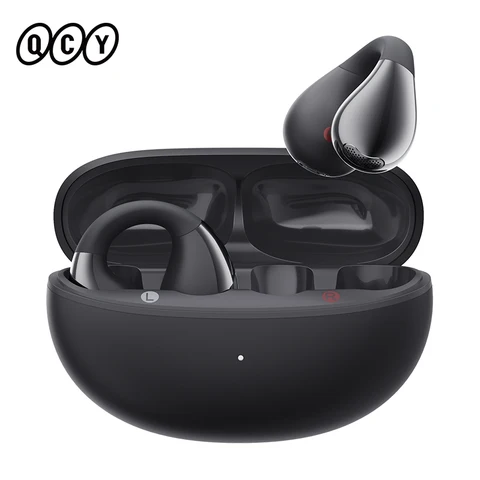 Qcy crossky c30 clipe de orelha fones de ouvido bluetooth 5.4 sem fio aberto esportes tws fones de ouvido de conexão dupla