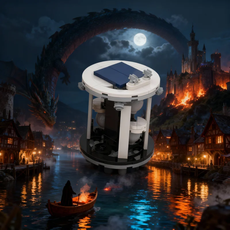 

Набор из 143 деталей MOC: Лунные модули Beresheet 2 и орбитальный аппарат — Конструктор-модель космического корабля. Развивающая игрушка-конструктор для детей. Идеальный подарок на Рождество.