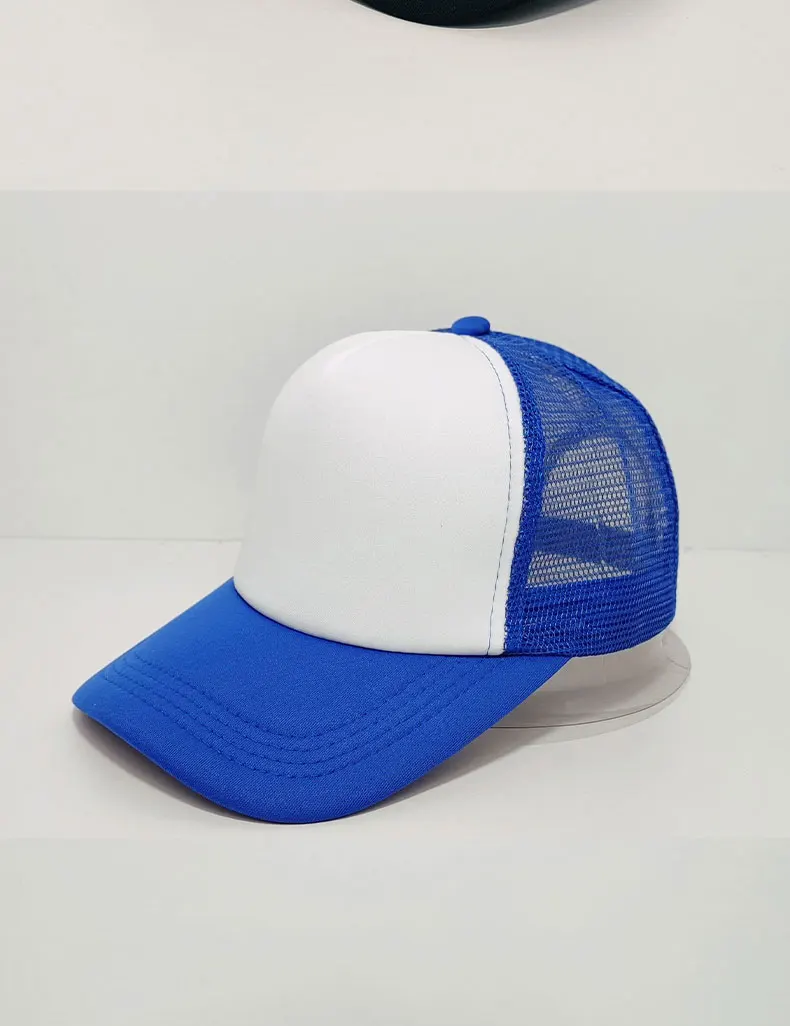 Hochwertige Freizeit-Mesh-Mütze Großhandel Herren-Baseballkappe Damen-Tennis-Mütze mit individuellem besticktem Logo Schwamm-Patchwork-Mesh-Kappe – Detail 12