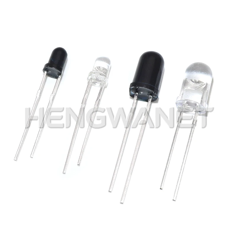 10pairs 3mm 5mm 940nm LEDs Infrared Emitter and IR Receiver Diode F3 F5 Diodes for Arduino DIY