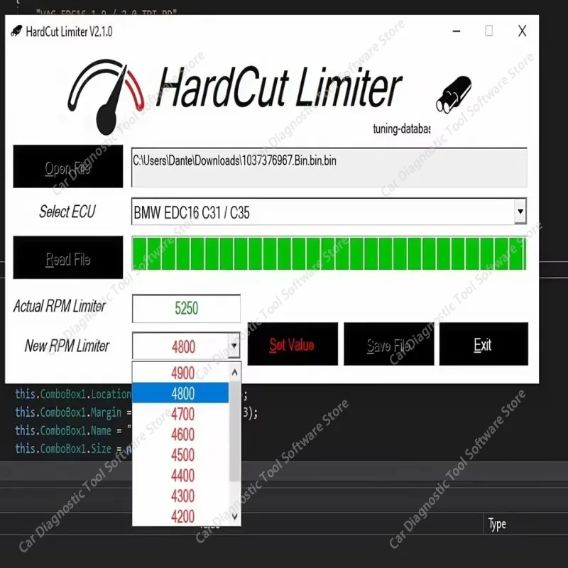 HardCut Diesel Limiter + UltraCuttr + Pop&Bang + VMAX + HotStart + QLaunchr ECU Software Car Tuning Tool 6-in-1 Package